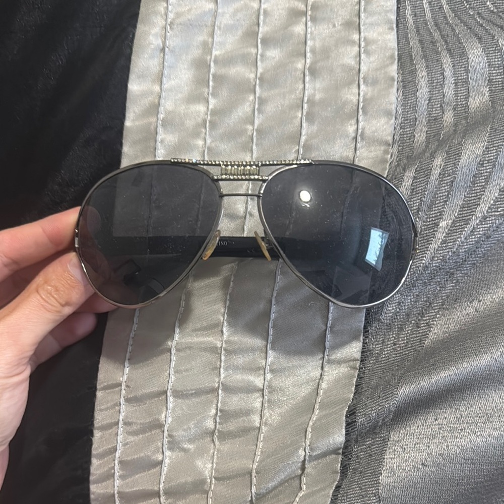 Black Aviator Sunglasses